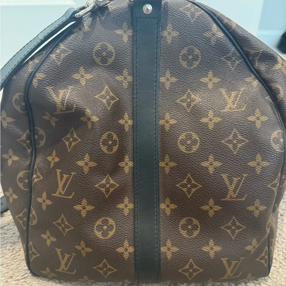 Louis Vuitton Monogram Keepall Bandoulière 55 Duffel Bag - Picture 4 of 10